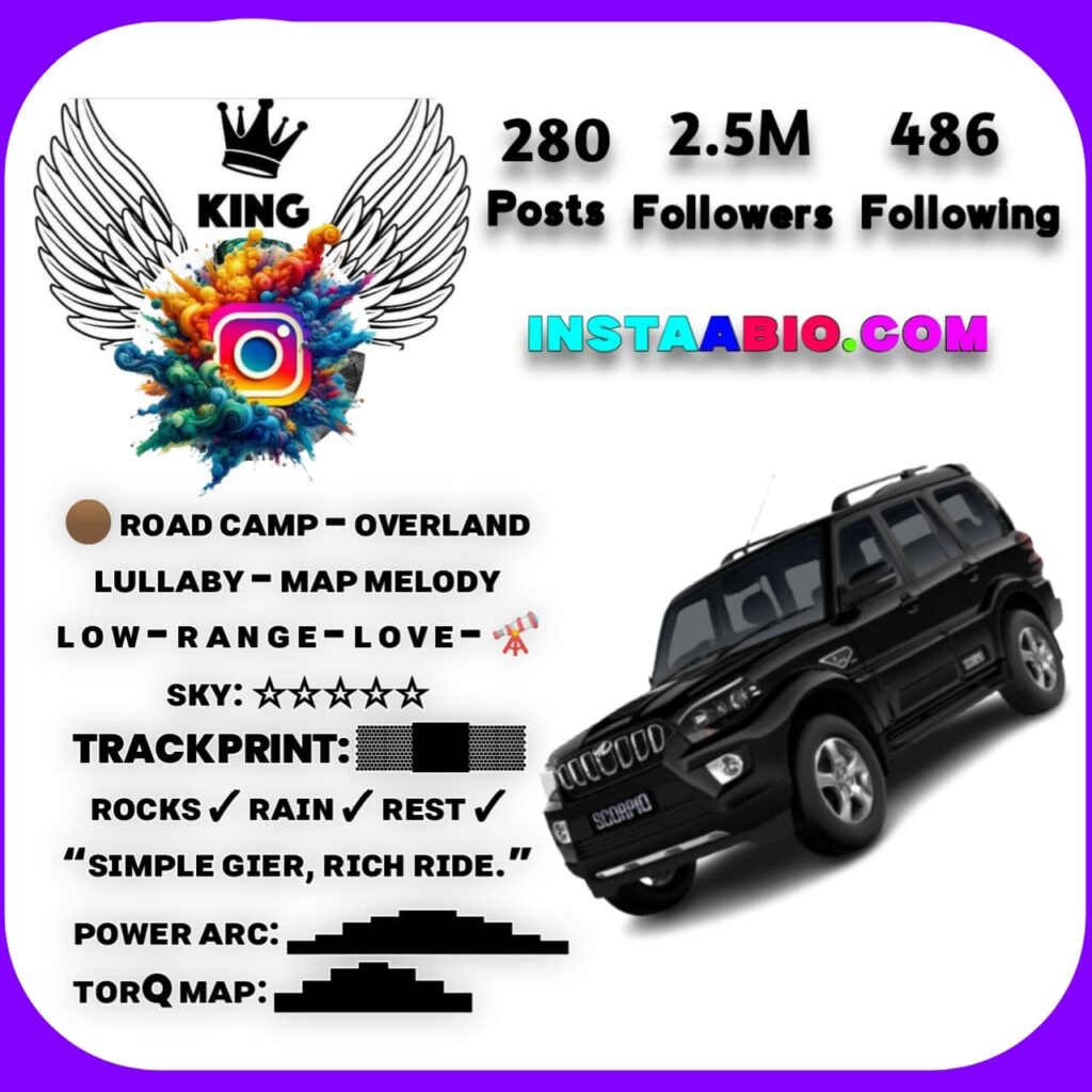 Instagram Bio For Car Lovers