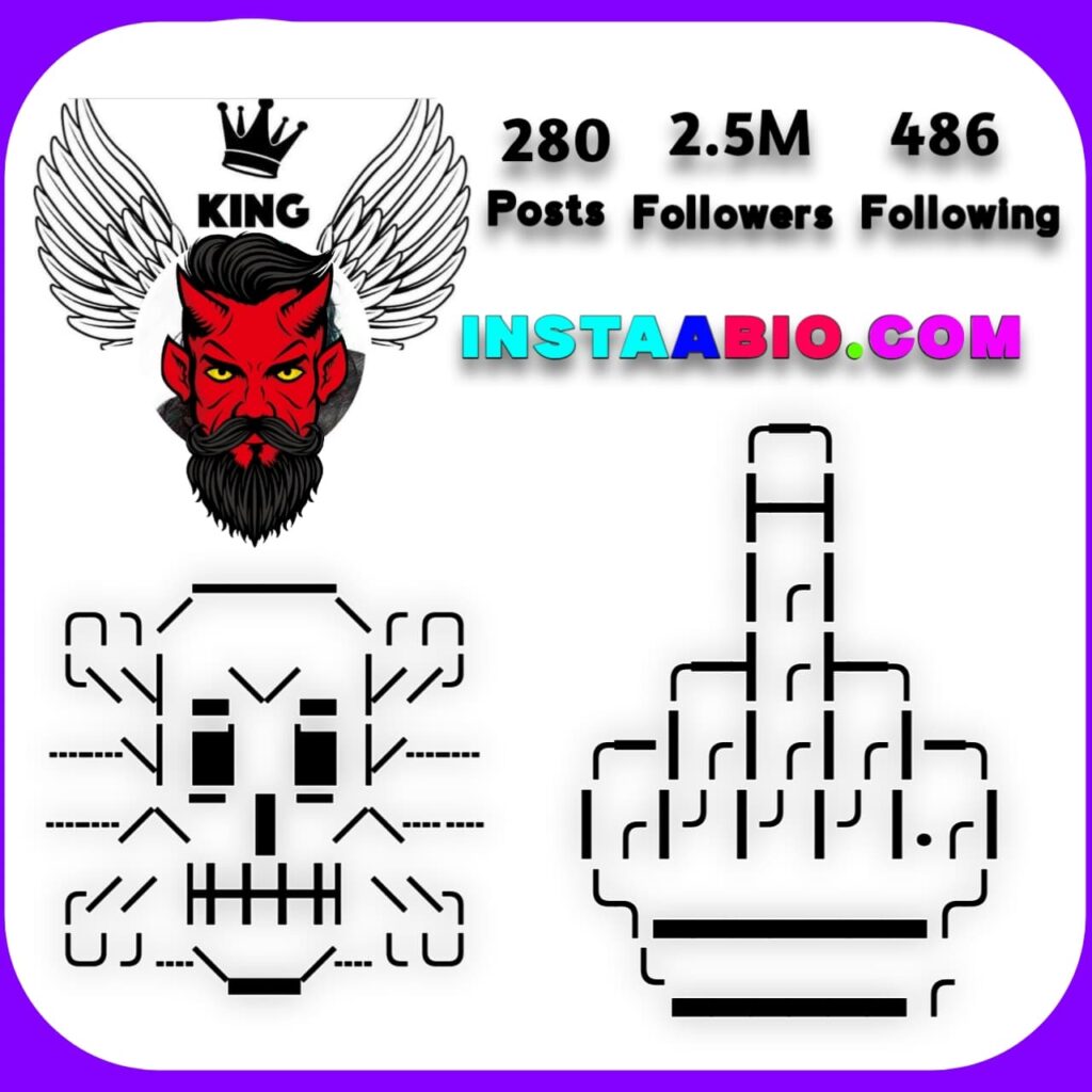 Devil Bio For Instagram