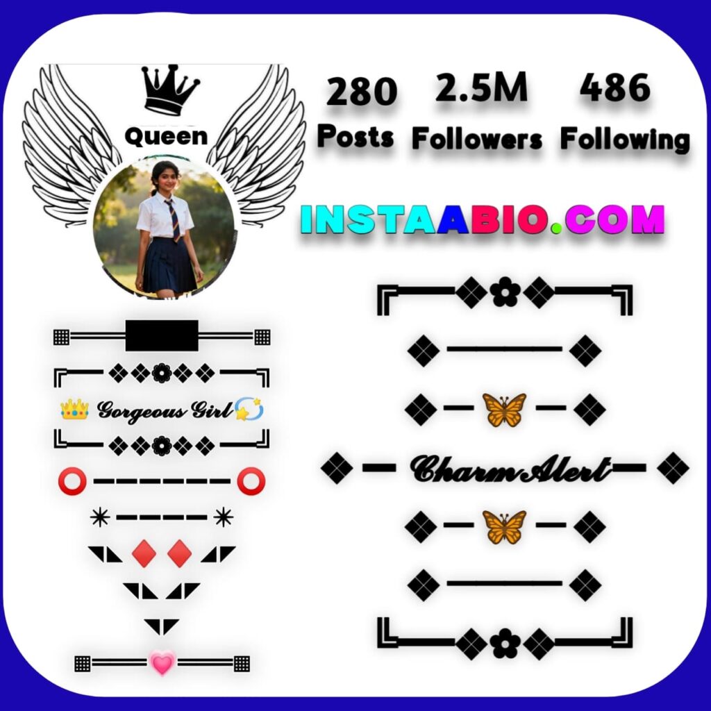 Instagram Bio For Girls Attitude Stylish Font With Emoji