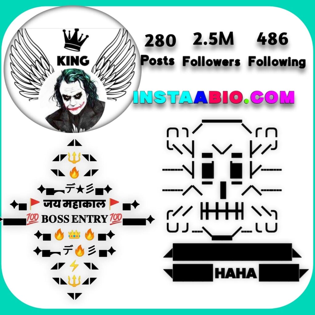 ASCII Dot Text Art Bio