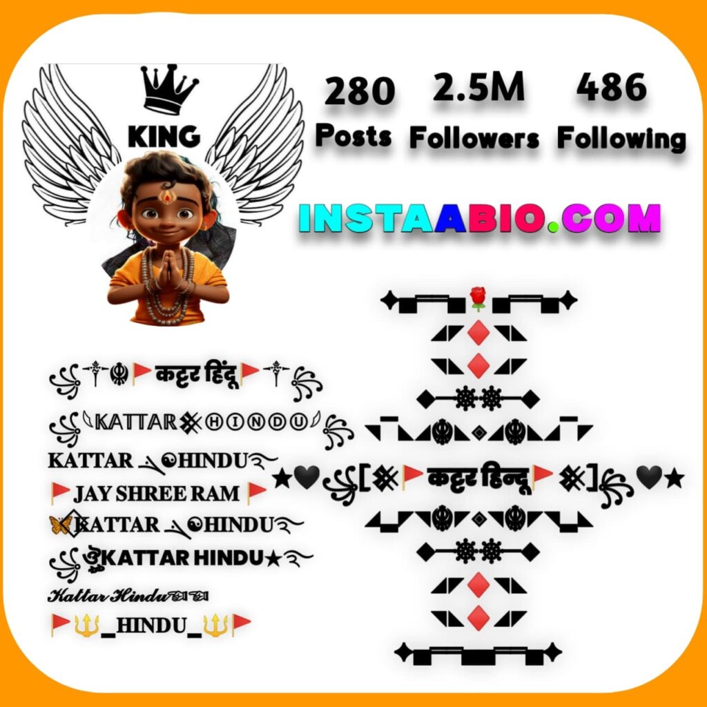Kattar Hindu Instagram Bio For Boys